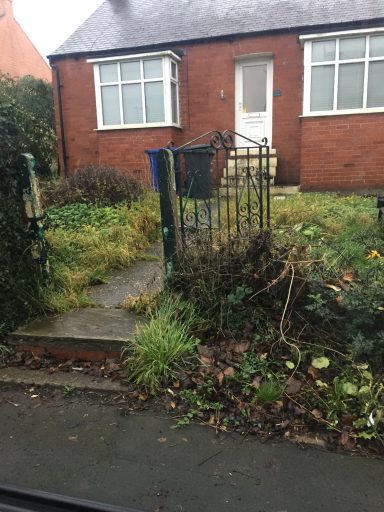 Front garden. Stainforth, Doncaster (before)